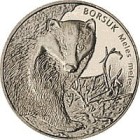 2 zł Zwierzęta świata: Borsuk