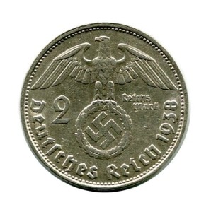 Niemcy 2 Marki 1938 r. Hindenburg