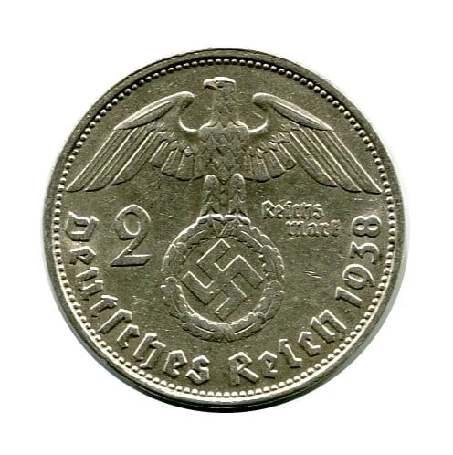 Niemcy 2 Marki 1938 r. Hindenburg