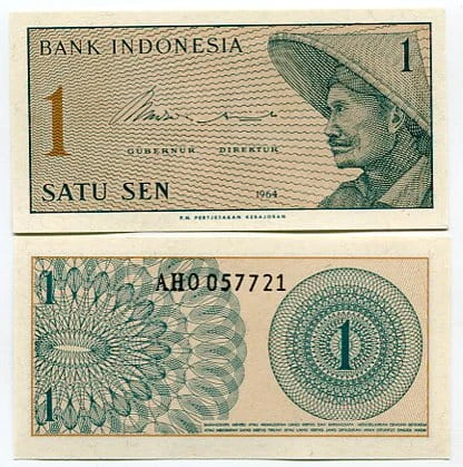 Indonezja 1 Sen 1964 r. UNC