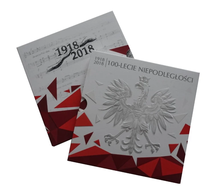 Menniczy zestaw monet obiegowych w etui 2018 r. Niepodległość