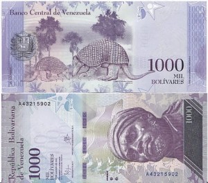 Wenezuela 1000 Bolivares 2016 r. UNC