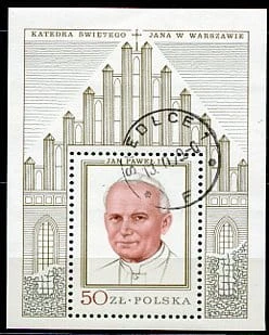 Znaczki 1979 r. Wizyta papieża Jana Pawła II w Polsce 