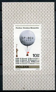 Znaczki 1981 r. Sport balonowy