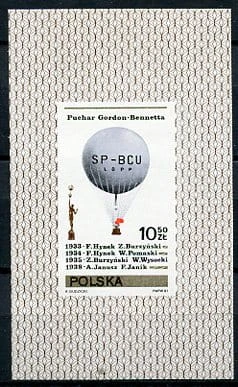 Znaczki 1981 r. Sport balonowy