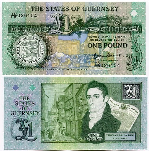 Guernsey 1 Funt 2013 r. UNC