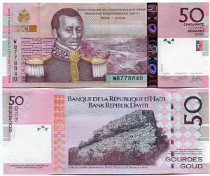 Haiti 50 Gourdes 2014 r. UNC