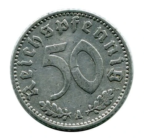 Niemcy 50 Pfennig 1939 r. 