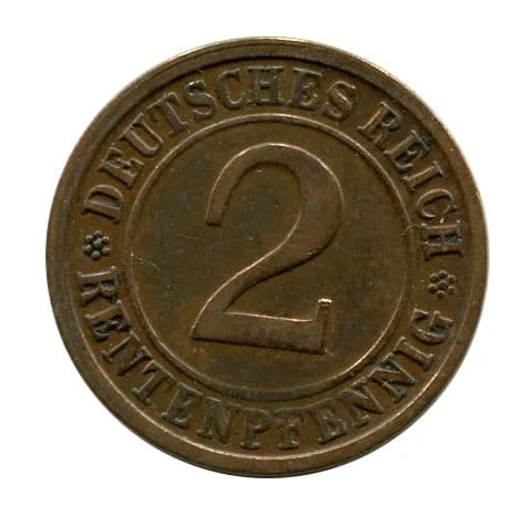 Niemcy 2 Pfennig 1923 r.