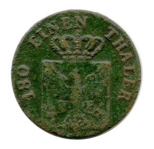 Prusy 2 Pfenninge 1839 r.