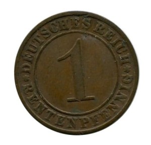 Niemcy 1 Pfennig 1923 r.