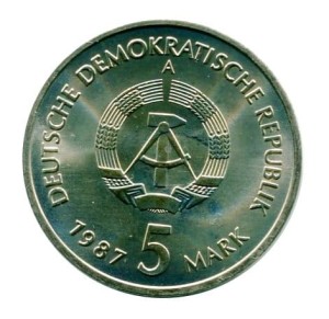 Niemcy 5 Marek 1987 r. Nikolaviertel Berlin