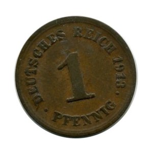 Niemcy 1 Pfennig 1913 r.