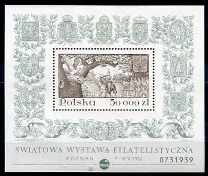 Znaczki 1993 r. Światowa Wystawa Filatelistyczna w Poznaniu 