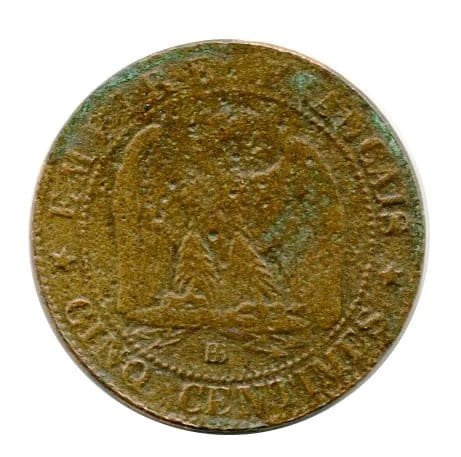 Francja 5 centów 1864 r. Napoleon III