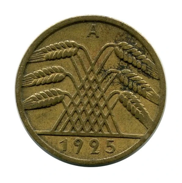 Niemcy 10 Pfennig 1925 r. 