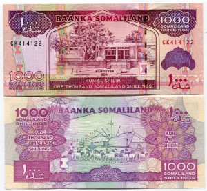 Somalia 1000 Shillings 2011 r.