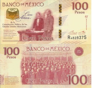 Meksyk 100 Pesos 2016 r. UNC