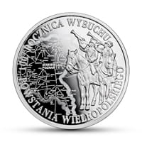 10 zł Ag 100. rocznica wybuchu Powstania Wielkopolskiego