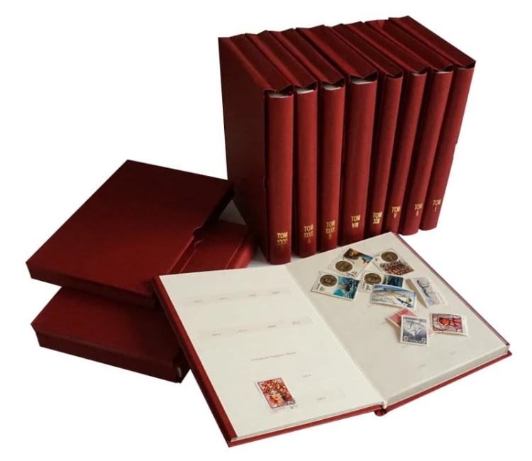 Klaser jubileuszowy na znaczki Tom XXXV 2018 r. I - II Tom