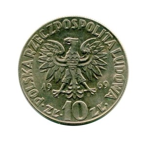 10 złotych Mikołaj Kopernik 1969 r.