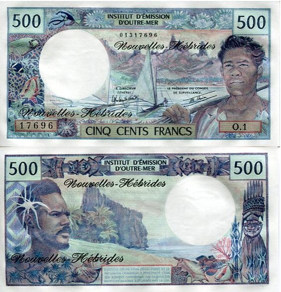 Vanuatu 500 Francs 1980 r. UNC