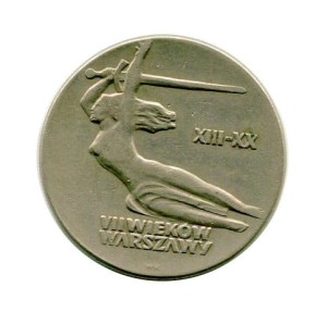 10 złotych Warszawska Nike 1965 r.
