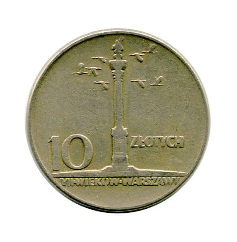 10 złotych Kolumna Zygmunta 1965 r.