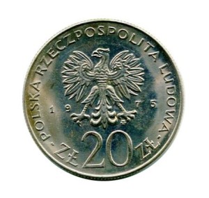 20 zł Międzynarodowy Rok Kobiet 1975 r.
