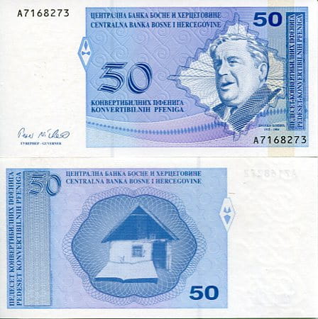 Bośnia i Hercegowina 50 Maraka 1998 r. UNC