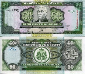 Haiti 50 Gourdes 2003 r. UNC