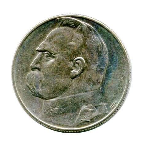 5 zł Józef Piłsudski - Orzeł Strzelecki 1934 r.