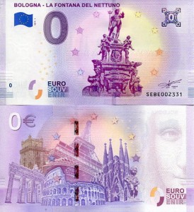 Banknot 0 Euro Włochy - La Fontana Del Nettuno