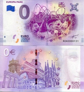 Banknot 0 Euro Niemcy - Europa Park