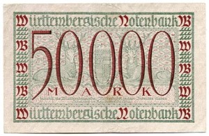 Niemcy 50 000 Mark 1923 r.