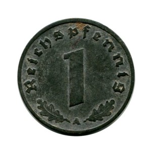 Niemcy 1 Pfennig 1942 r. 