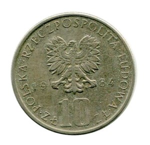 10 złotych Bolesław Prus 1984 r.