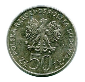 50 zł Władysław Sikorski 1981 r.