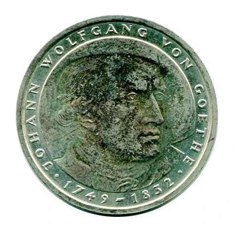 Niemcy 5 Marek 1982 r. Johann Wolfgang von Goethe
