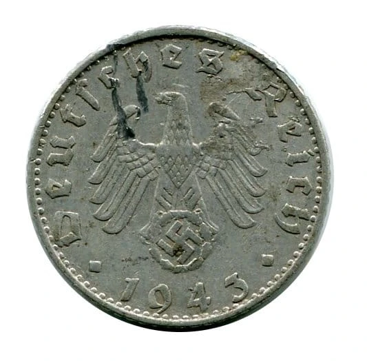 Niemcy 50 Pfennig 1943 r.