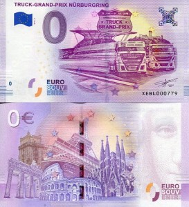 Banknot 0 Euro Niemcy -  Truck Grand Prix Nurburgring