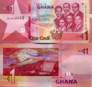 Ghana 1 Cedi 2019 r. UNC