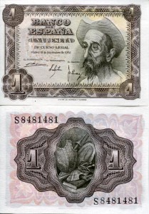 Hiszpania 1 Peseta 1951 r. UNC