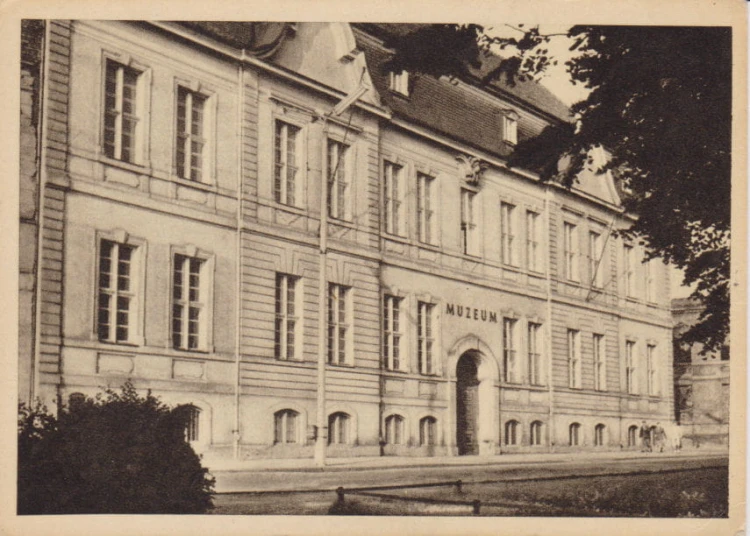 Pocztówka Szczecin Muzeum Pomorza Zachodniego