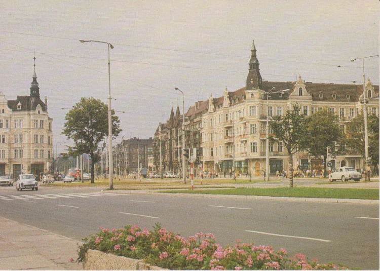 Pocztówka Szczecin Plac Tadeusza Kościuszki