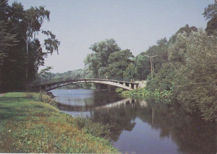 Pocztówka Szczecin Park Jana Kasprowicza