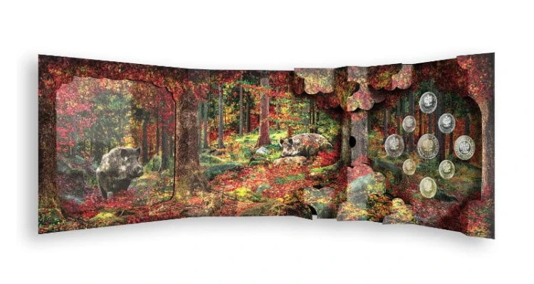 Menniczy zestaw monet obiegowych w etui 2019 r.