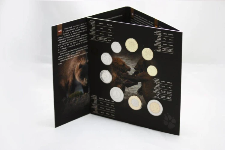 Menniczy zestaw monet obiegowych w etui 2015 r.