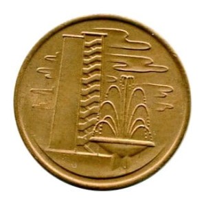 Singapur 1 Cent 1967 r.