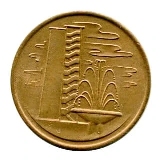 Singapur 1 Cent 1967 r.